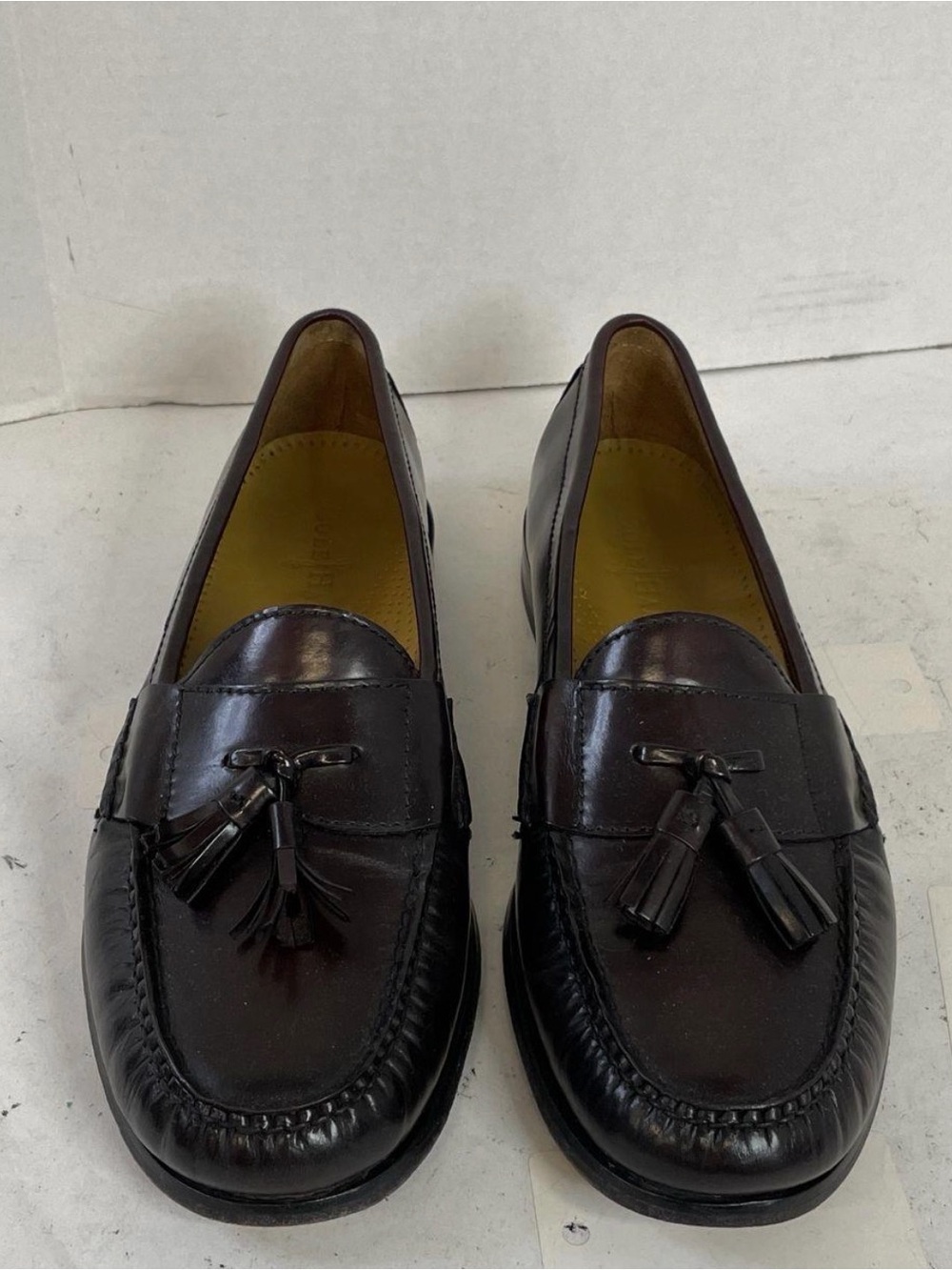 Cole Haan Men's Burgundy Leather Tassel
Loafers Dress Shoes Size 10.5 D
